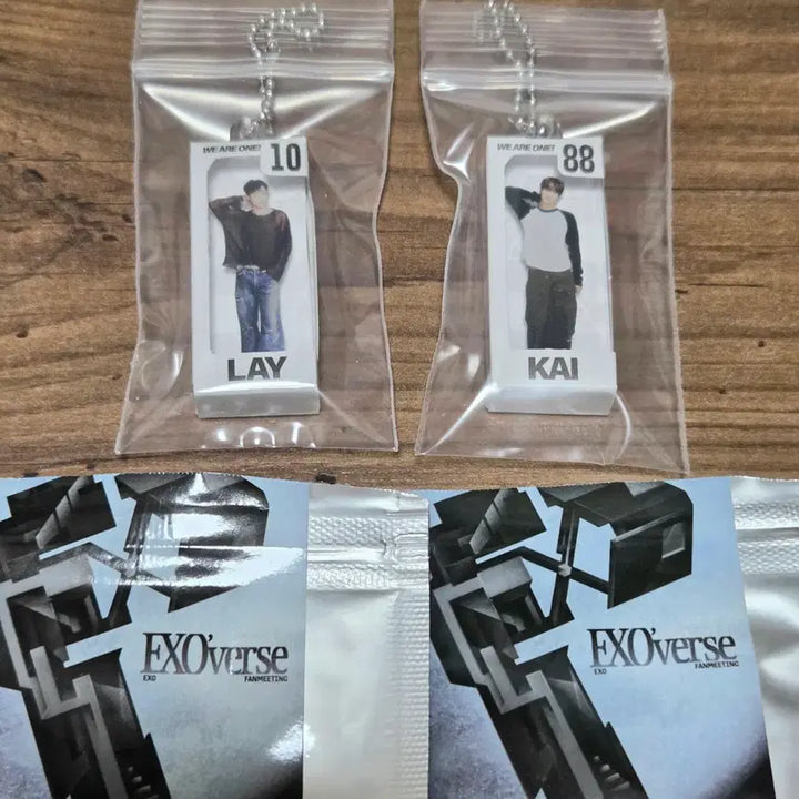 [BUNJANG] EXO Lay Kai Acrylic Keyring / (정가이하) 엑소 레이 카이 종인 팬미팅 엑소버스 아크릴 키링