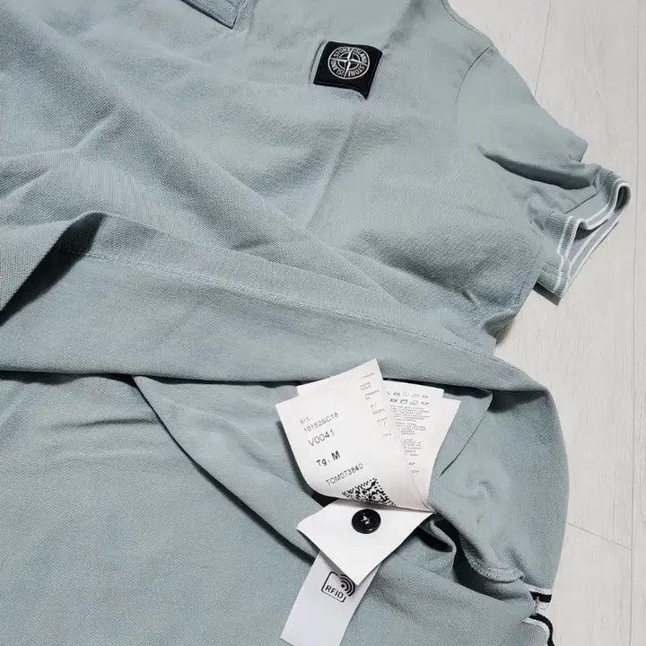 [SOLD OUT] 스톤아일랜드 민트색 반팔 폴로티셔츠