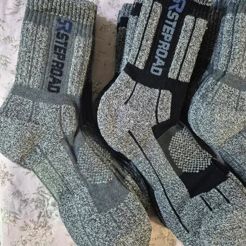 [BUNJANG] Step Road 20-Pair Crew Socks Set / 등산용 양말 20켤레 (작업용/안전화/현장용) 가성비 세트 스텝로드