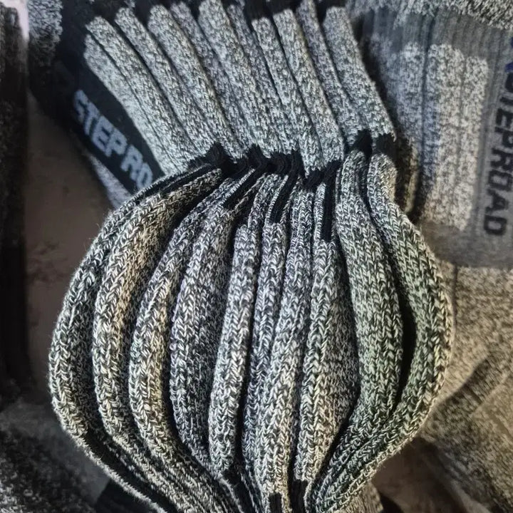 [BUNJANG] Step Road 20-Pair Crew Socks Set / 등산용 양말 20켤레 (작업용/안전화/현장용) 가성비 세트 스텝로드