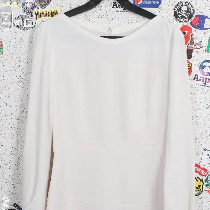 [BUNJANG] Jigott Basic Long Sleeve Dress IV / 여성55 / 지고트 베이직 긴팔 하객룩 단아원피스IV 3-24