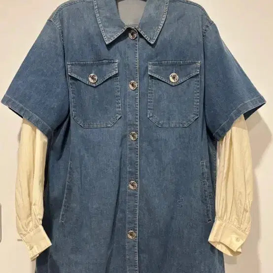 [BUNJANG] System Denim Shirt Jacket 2022 / 타임 데님 셔츠 자켓 2022년 제품