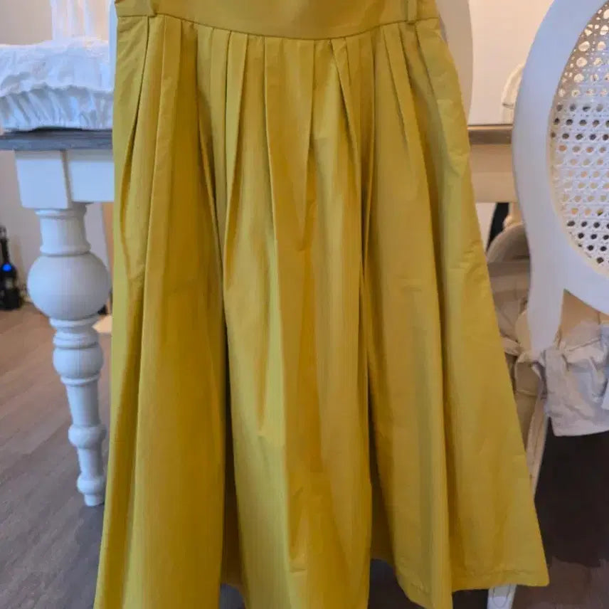 [BUNJANG] Jeju Island Flare Long Skirt / 제주아일랜드 플레어 롱스커트