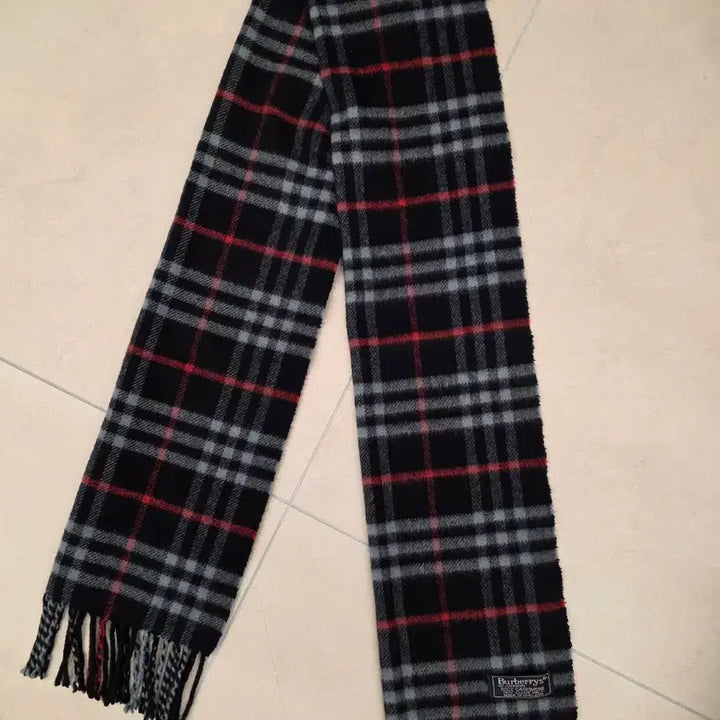 [BUNJANG] Burberry Cashmere Check Scarf / 정품ㅡ버버리 캐시미어 목도리