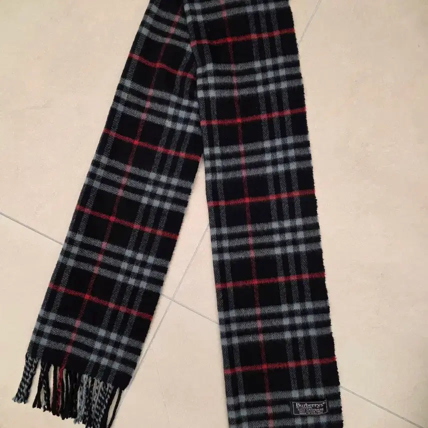 [BUNJANG] Burberry Cashmere Check Scarf / 정품ㅡ버버리 캐시미어 목도리