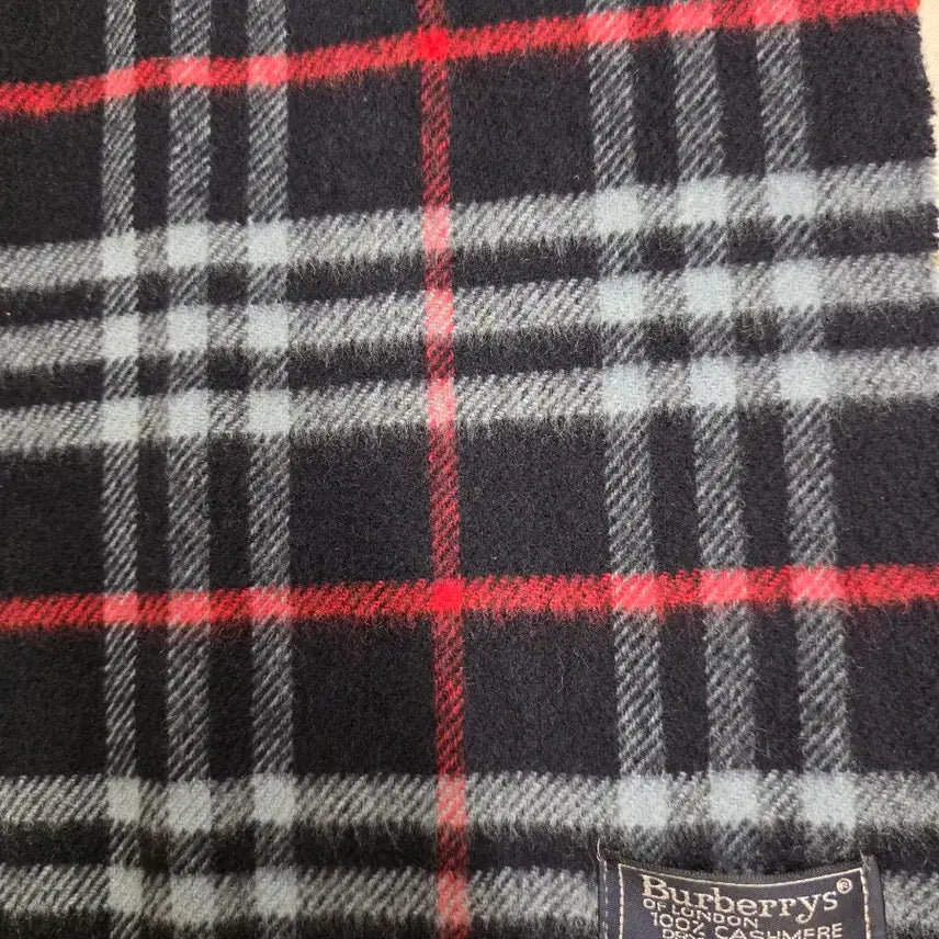 [BUNJANG] Burberry Cashmere Check Scarf / 정품ㅡ버버리 캐시미어 목도리