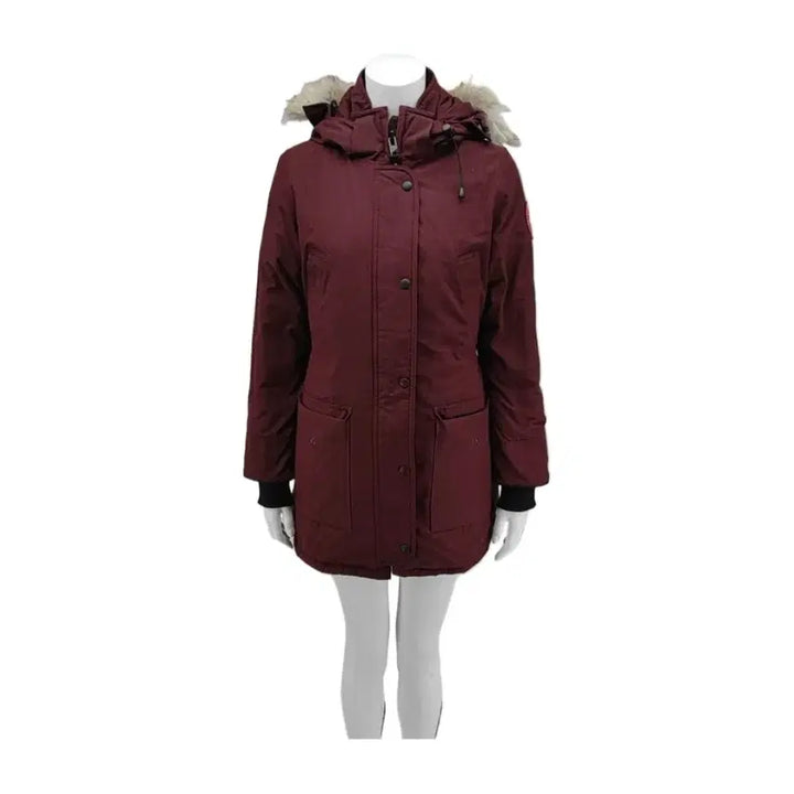 [BUNJANG] Canada Goose Trillium Burgundy Duck Down Parka / 정품  CANADA GOOSE(캐나다구스) 버건디 트릴리움 파카 롱 패딩