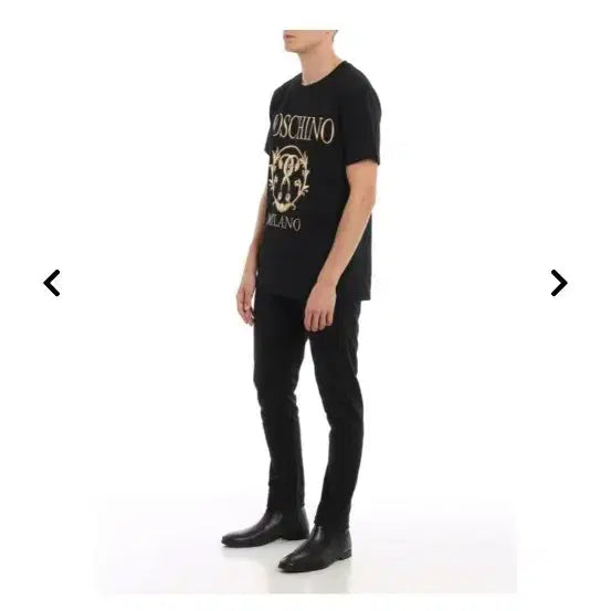 [BUNJANG] Moschino Milano Short Sleeve T-Shirt - Size L / (남녀공) 모스키노 밀라노 반팔 L