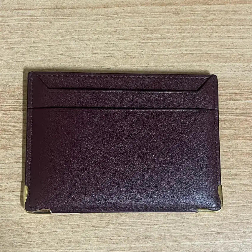 [BUNJANG] Cartier Calfskin Card Holder / 까르띠에 송아지 가죽 카드지갑