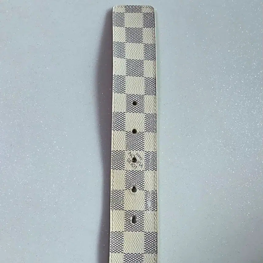 [BUNJANG] Louis Vuitton Damier Azur Belt Set / 루이비통 다미에 아쥬르 벨트 쇼핑백 풀셋 (정품)
