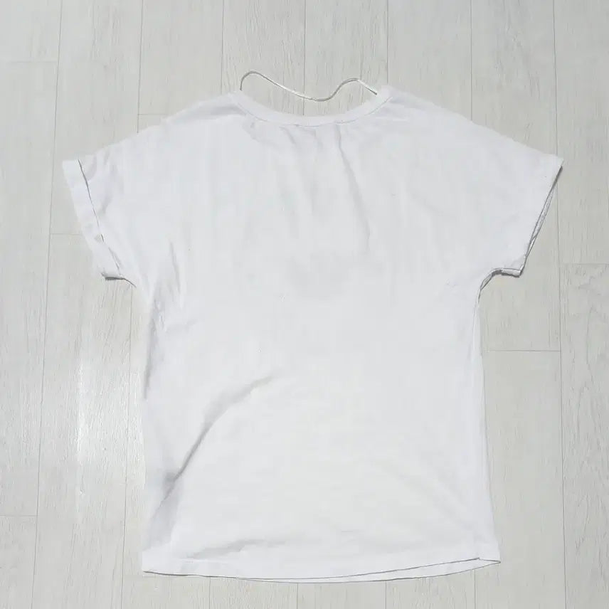[BUNJANG] Emporio Armani White Short Sleeve T-Shirt with Logo / 엠포리오 아르마니 화이트 반팔 티셔츠