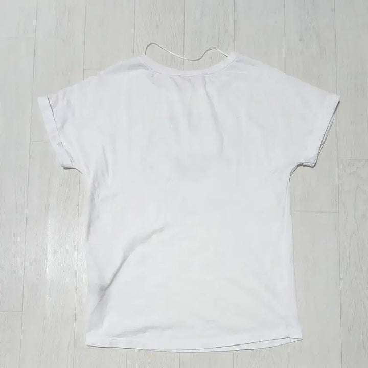 [BUNJANG] Emporio Armani White Short Sleeve T-Shirt with Logo / 엠포리오 아르마니 화이트 반팔 티셔츠