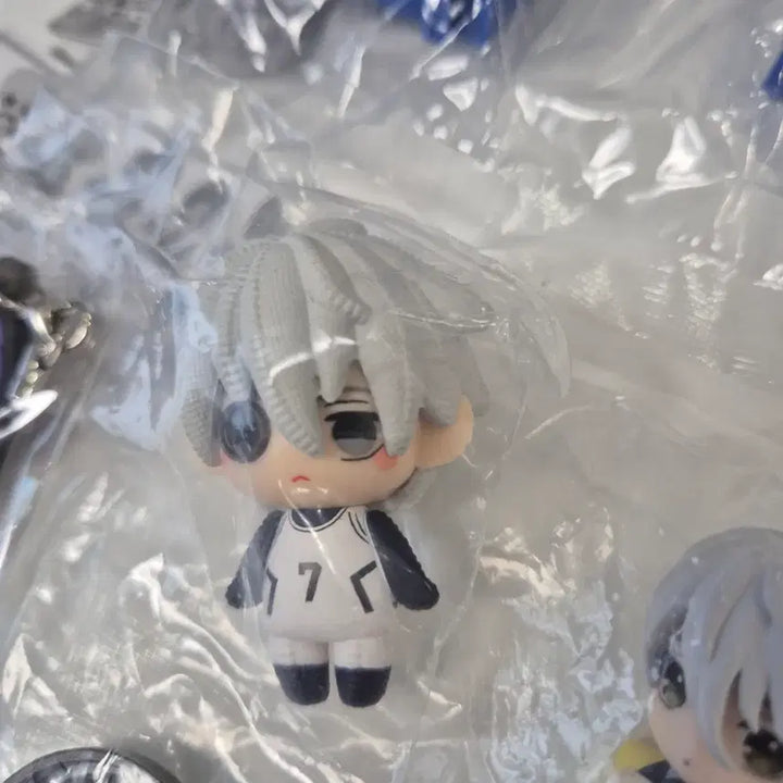 [BUNJANG] Blue Lock Nagi, Reo, Chigiri, Bachira Rubber Strap Keyring Bundle / 블루록 가챠 별과함께 단추 나기 러버 스트랩 키링 레오 치기리 바치라