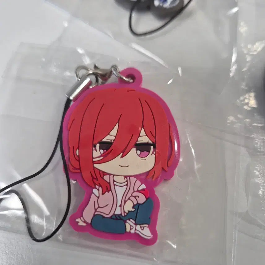 [BUNJANG] Blue Lock Nagi, Reo, Chigiri, Bachira Rubber Strap Keyring Bundle / 블루록 가챠 별과함께 단추 나기 러버 스트랩 키링 레오 치기리 바치라