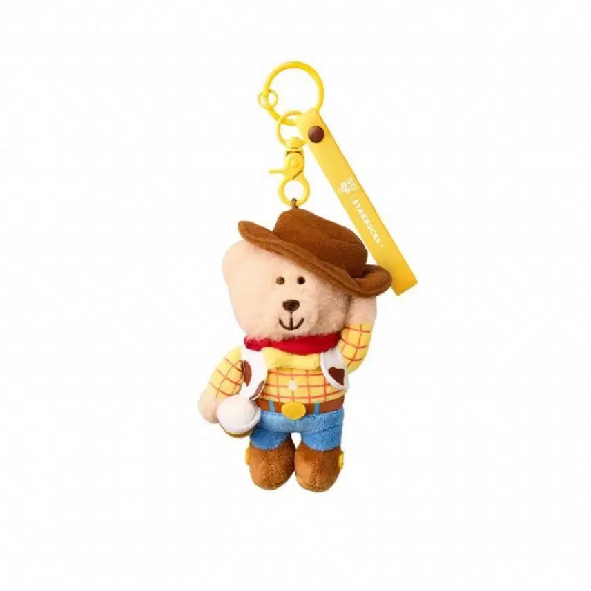 [SOLD OUT] (새상품) 토이스토리 우디 스타벅스 스벅 베어리스타 키링 키체인