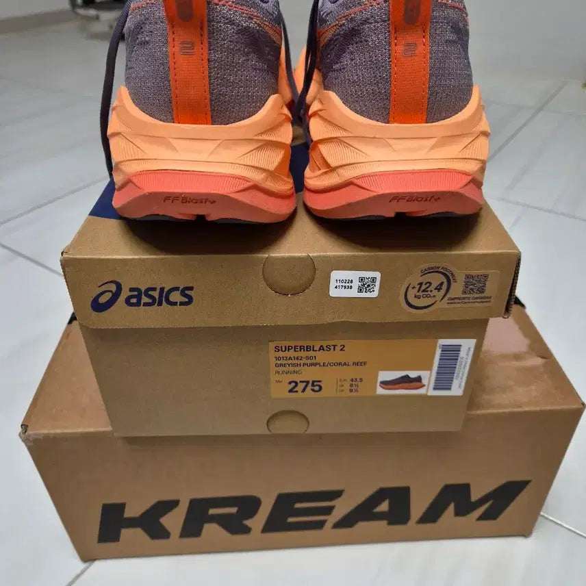 [BUNJANG] ASICS Superblast 2 Running Shoes 275mm Coral Reef / 아식스 슈퍼블라스트2 런닝화 275mm 코랄 리프