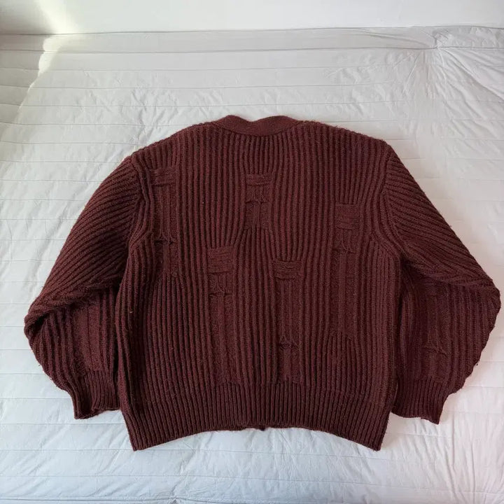 [BUNJANG] ZARA Brown Knit Cardigan / 자라 브라운 니트 가디건