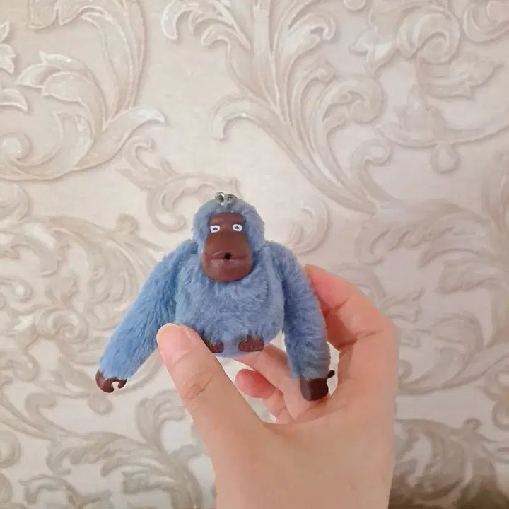 [BUNJANG] Blue Gorilla Plush Keychain / 블루고릴라 키링