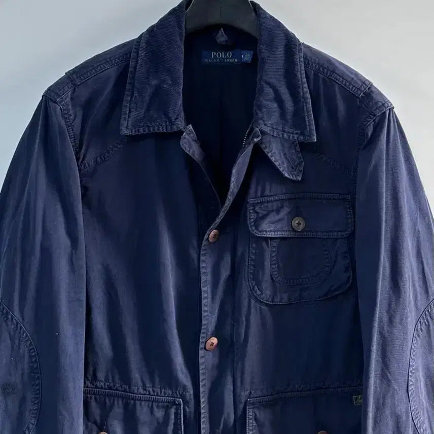 [BUNJANG] Polo Ralph Lauren Navy Mohawk Hunting Jacket M / 폴로 네이비 모호크 헌팅 자켓 (va.91)