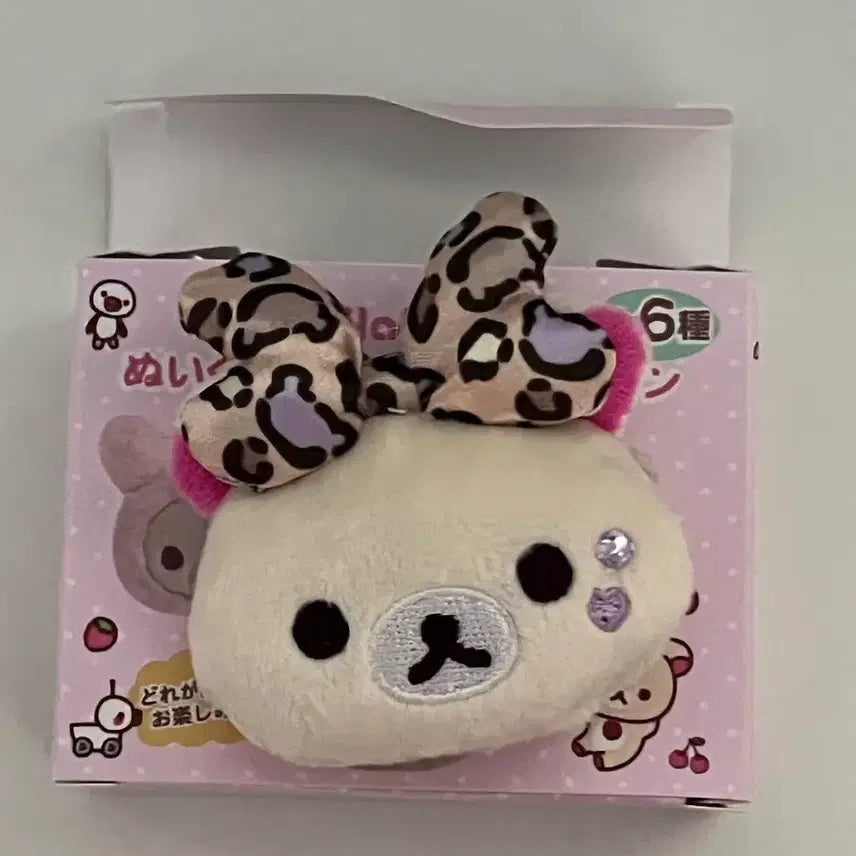 [BUNJANG] Korilakkuma Usagi Series Leopard Badge / 코리락쿠마 우사기 가득 시리즈 호피 뱃지