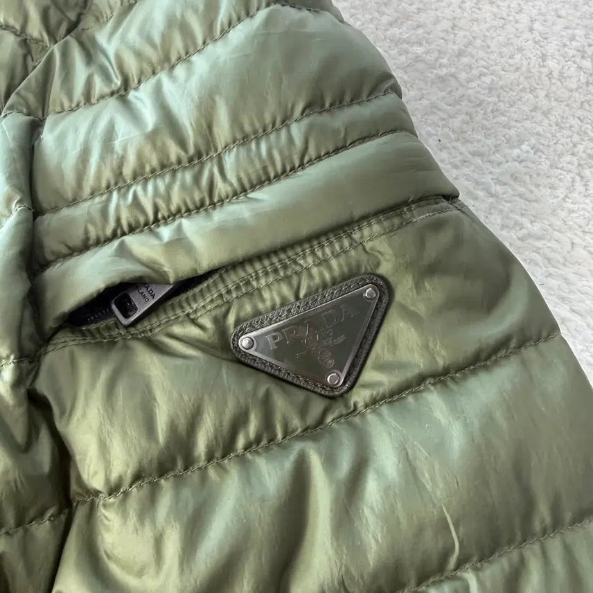 [BUNJANG] Prada Lightweight Down Bomber Jacket / 프라다 경량 패딩 자켓