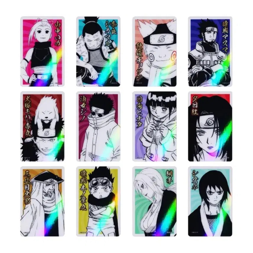 [BUNJANG] Naruto Jump Shop Hologram Card Set / 나루토 점프샵 홀로그램 카드 세트