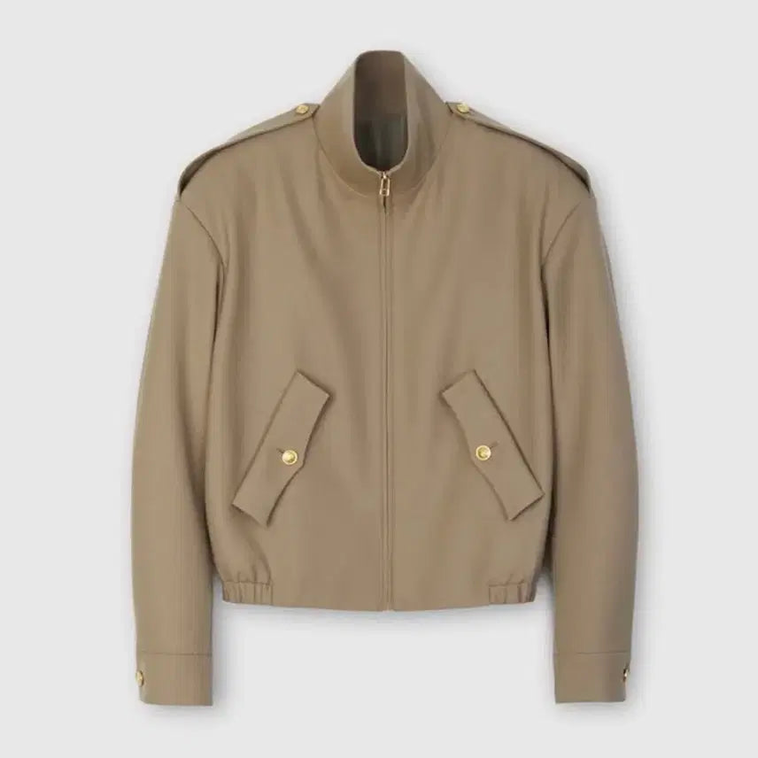 [BUNJANG] TAILE 24SS Officer Wool Blouson Beige Size 1 / 타일레 24ss 오피서 울 블루종 베이지 1사이즈