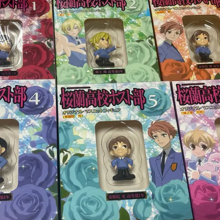 [BUNJANG] Ouran High School Host Club DVD First Press Bonus Figure Set / 오란고교 호스트부 dvd 초회특전 피규어 세트