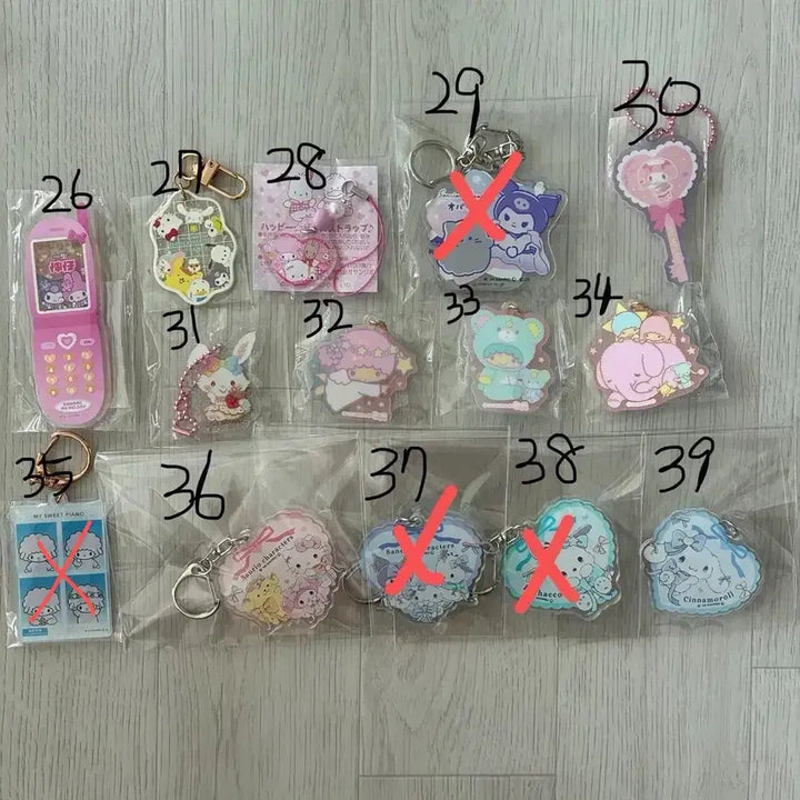 [BUNJANG] Sanrio Keyring Collection / [할인] 산리오 일본정품 키링 모음 76종 0.1~1.3