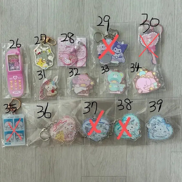 [BUNJANG] Sanrio Keyring Collection / [할인] 산리오 일본정품 키링 모음 76종 0.1~1.3