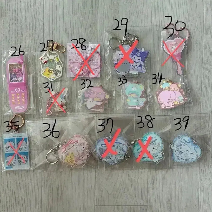 [BUNJANG] Sanrio Keyring Collection / [할인] 산리오 일본정품 키링 모음 76종 0.1~1.3