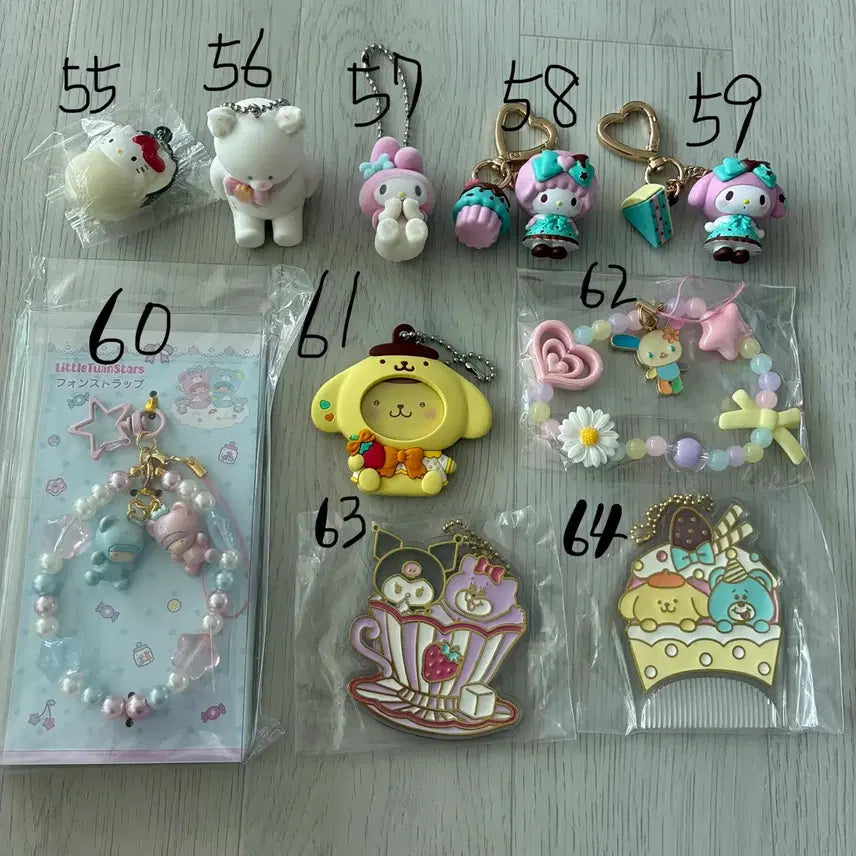[BUNJANG] Sanrio Keyring Collection / [할인] 산리오 일본정품 키링 모음 76종 0.1~1.3