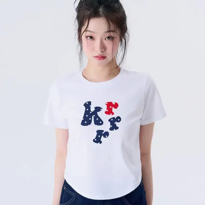 [BUNJANG] 키쇼르 도트 반팔 티셔츠 / 키쇼르 도트 반팔 티셔츠