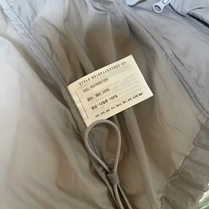 [BUNJANG] Spao Light Shear Cropped Windbreaker Gray L / 스파오 라이트시어후드 크롭바람잠바 그레이L