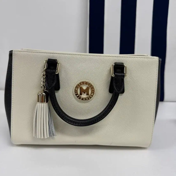 [BUNJANG] Metrocity Two-Tone Tote Bag / Crossbody Bag / 메트로시티 토트백 크로스백 여성가방 투톤 JS43