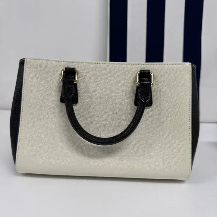 [BUNJANG] Metrocity Two-Tone Tote Bag / Crossbody Bag / 메트로시티 토트백 크로스백 여성가방 투톤 JS43