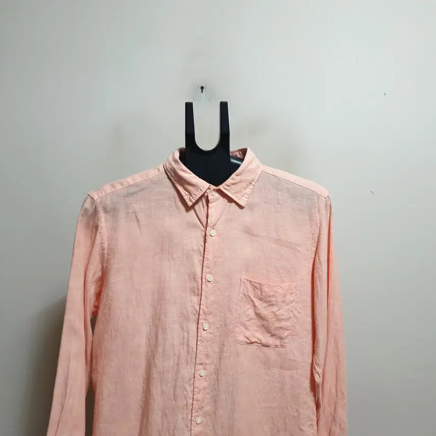 [BUNJANG] Uniqlo Linen Shirt / 유니클로 마 남방셔츠/100