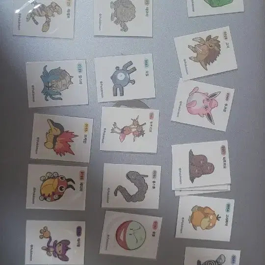 [BUNJANG] Pokemon Stickers (Baking Bread Stickers) / 포켓몬 띠부씰 판매