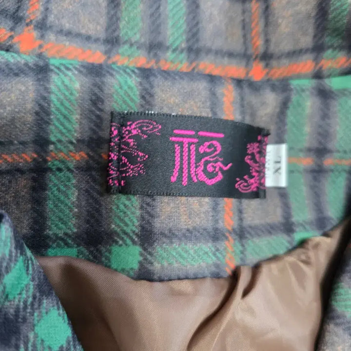 [BUNJANG] Vintage Check Pattern Jacket with Brooch / 빈티지 체크 자켓 브로치 포함 상태최상 44~55추천