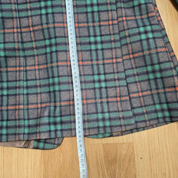 [BUNJANG] Vintage Check Pattern Jacket with Brooch / 빈티지 체크 자켓 브로치 포함 상태최상 44~55추천