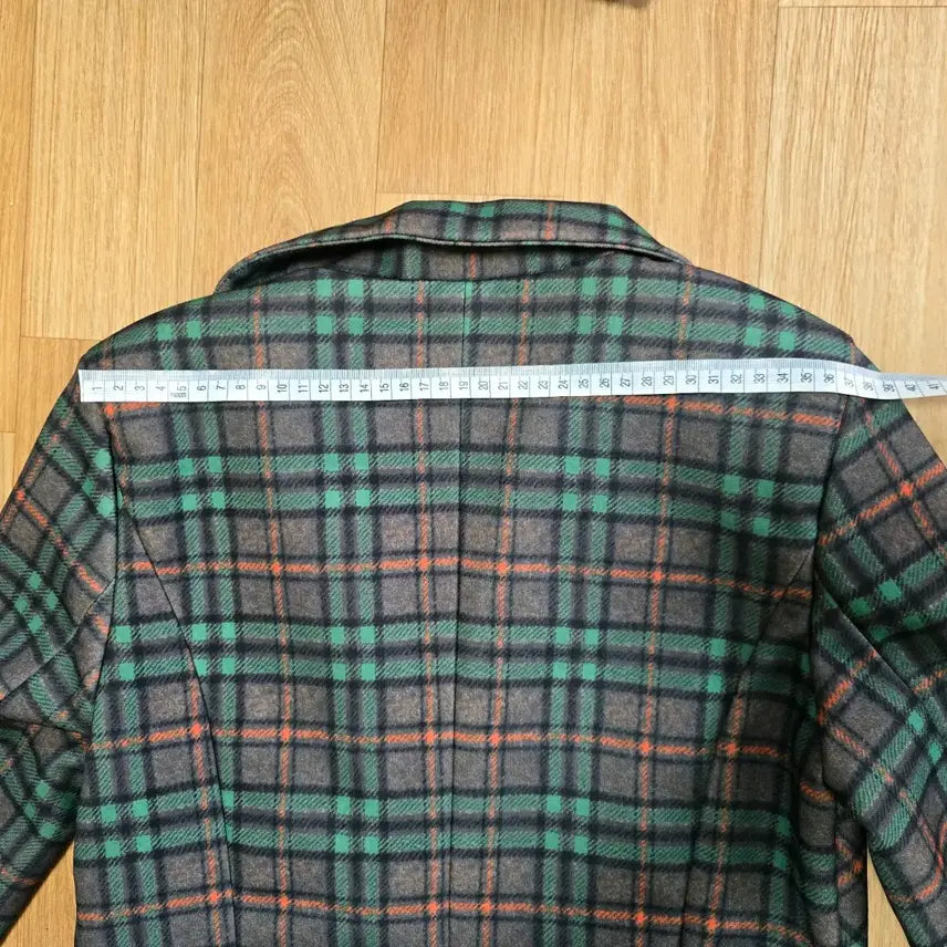 [BUNJANG] Vintage Check Pattern Jacket with Brooch / 빈티지 체크 자켓 브로치 포함 상태최상 44~55추천