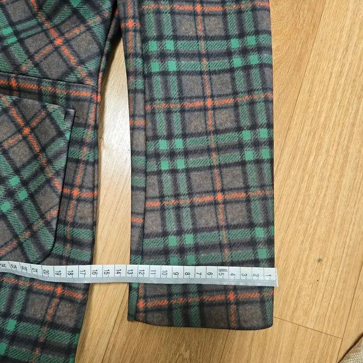 [BUNJANG] Vintage Check Pattern Jacket with Brooch / 빈티지 체크 자켓 브로치 포함 상태최상 44~55추천