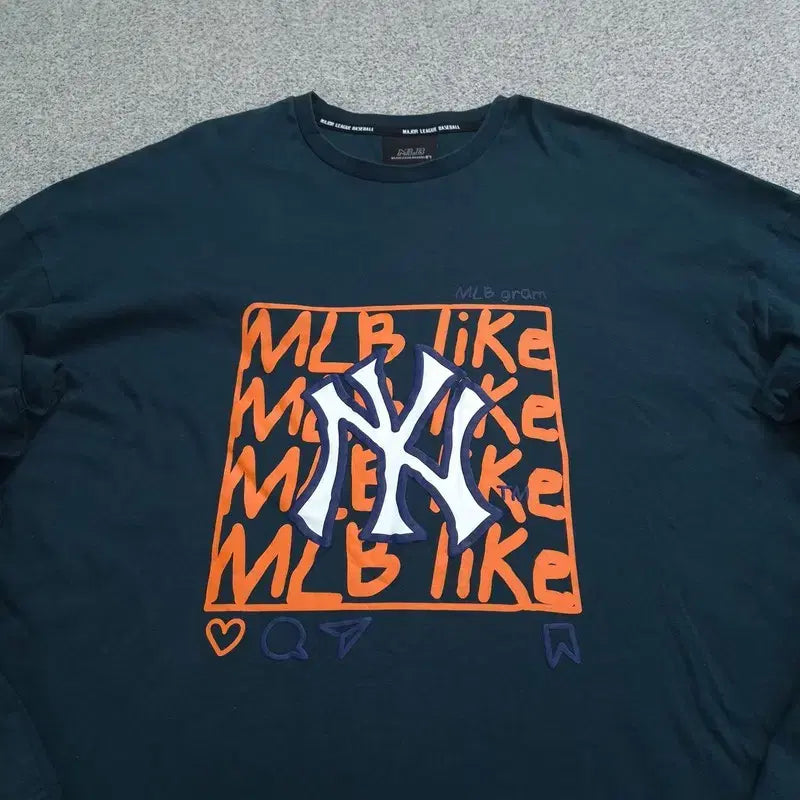 [BUNJANG] MLB Long Sleeve T-Shirt / 95 엠엘비 긴팔 티 | C