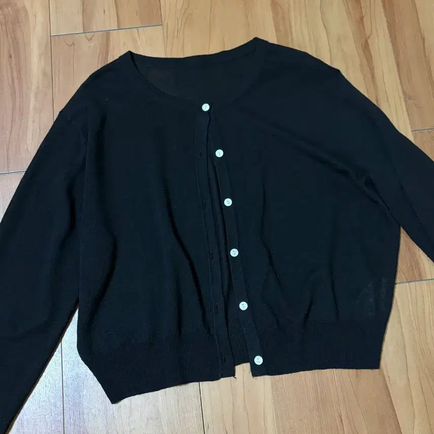 [BUNJANG] Premium Cool Knit Cardigan / L 블랙 검정 온리 프리미엄 쿨 니트 가디건