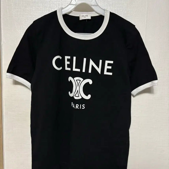 [BUNJANG] Celine Black Ringer T-Shirt (Size M) / [M] 정품 셀린느 블랙 링거 티셔츠