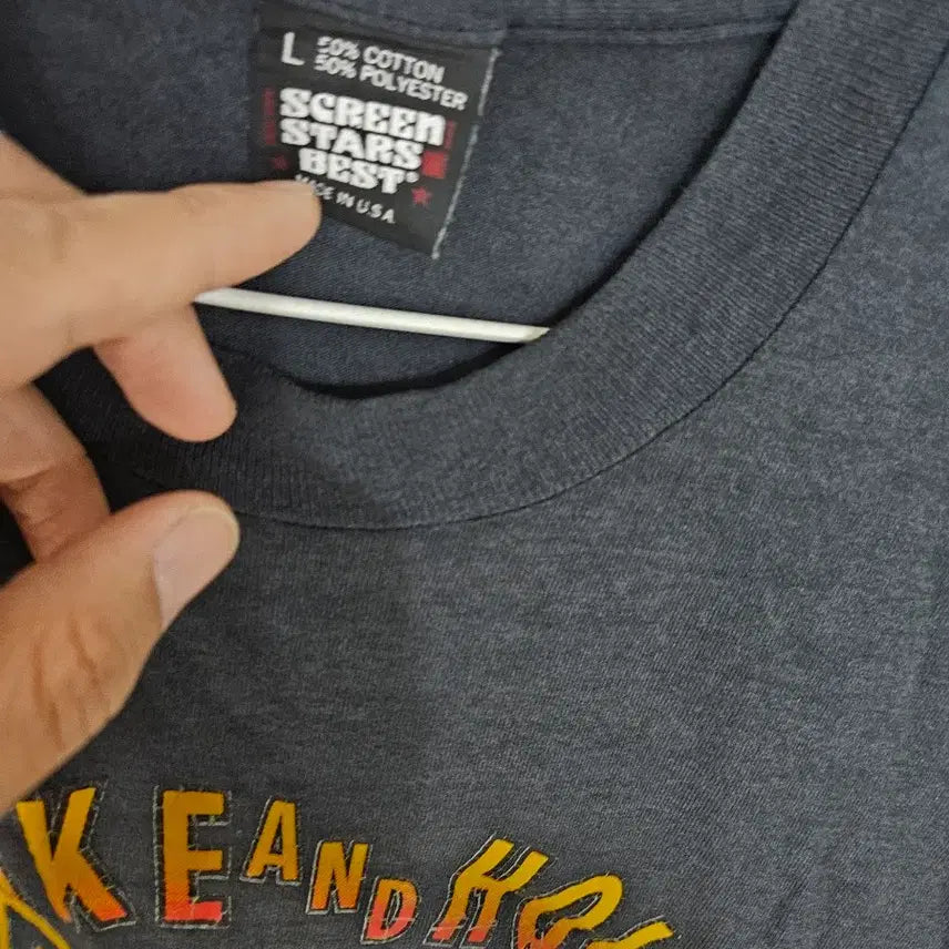 [SOLD OUT] 빈티지 델타포스 해골 프린팅 반팔 티셔츠 90s usa