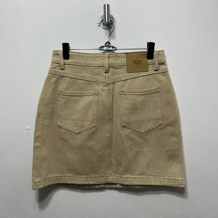 [BUNJANG] Attrangs Mini Skirt Beige S / 아뜨랑스 미니 스커트 베이지 S