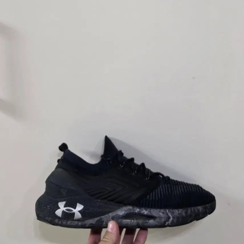 [BUNJANG] Under Armour HOVR Phantom 2 Intelliknit ABC Triple Black Running Shoes / [280] 언더아머 호버 팬텀2 인텔리니트 ABC 트리플블랙ㅡ최저가