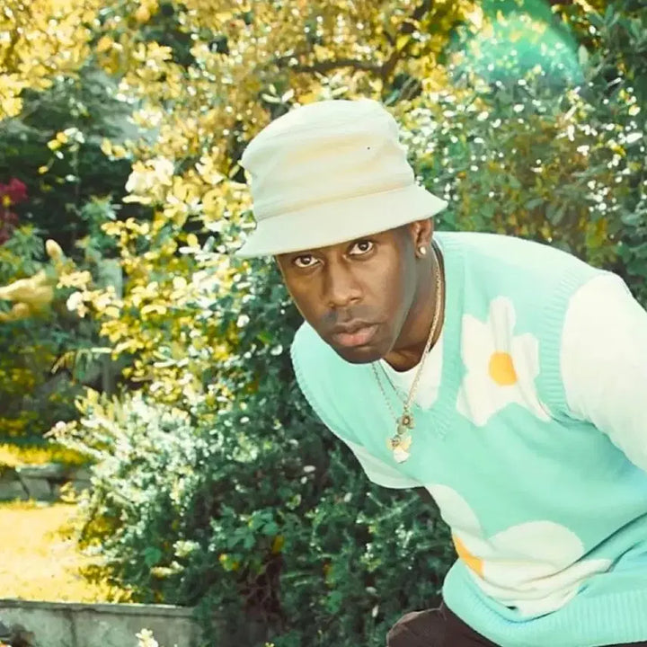 [BUNJANG] Golf Wang Flower Knit Vest M / 골프왕 플라워 스웨터 베스트
