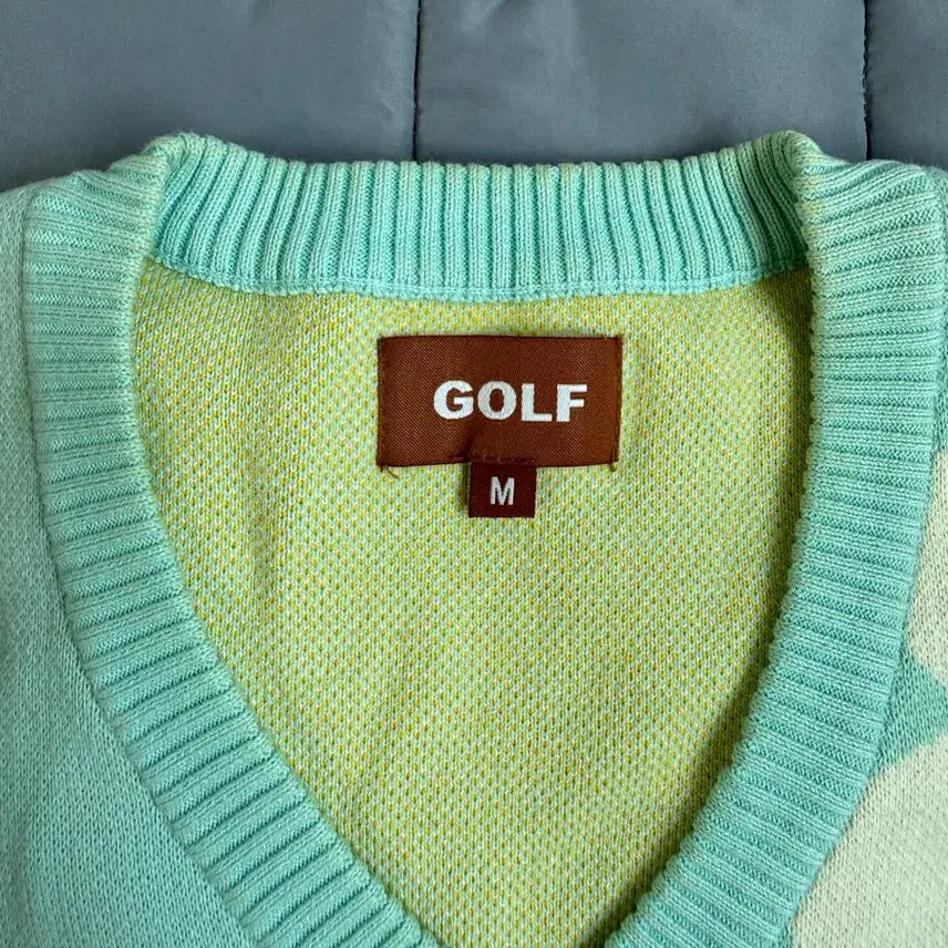[BUNJANG] Golf Wang Flower Knit Vest M / 골프왕 플라워 스웨터 베스트
